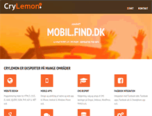 Tablet Screenshot of mobil.find.dk